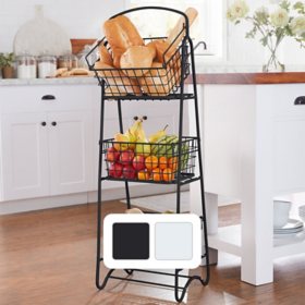 Member's Mark 3-Tier Floor Basket Stand (Assorted Colors)