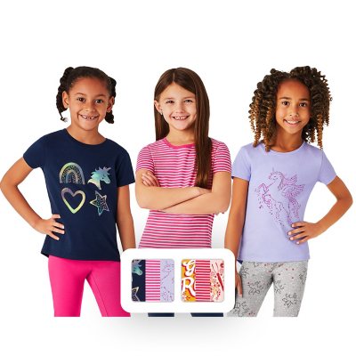 NFL Girls Youth Tee Set, 2-Pack - Sam's Club