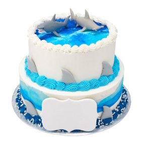 Shark Two-Tier Cake