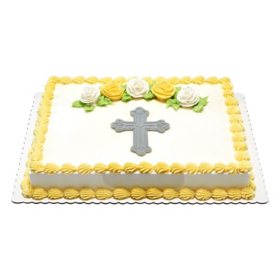 Inspiration Half Sheet Cake, Silver