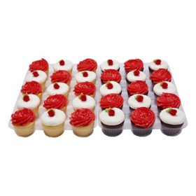 Sugar Soft Roses Cupcakes, 30 ct.