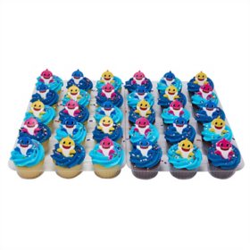 Baby Shark Cupcakes, 30 ct.