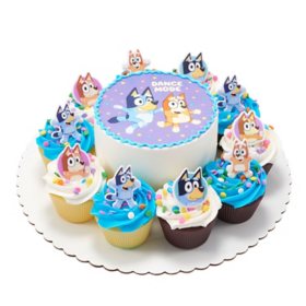 Bluey 5" Cake with 10 Cupcakes