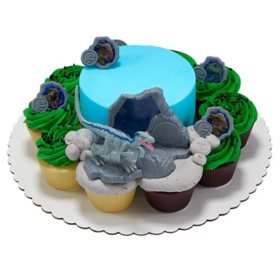 Jurassic World 5" Cake with 10 Cupcakes