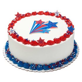 Patriotic 10" Double Layer Cake