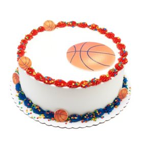 Basketball 10" Double Layer Cake