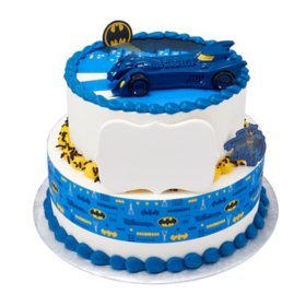 Batman Two-Tier Cake