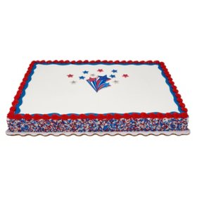 Patriotic Full Sheet Cake