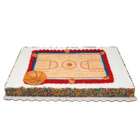 Basketball Full Sheet Cake