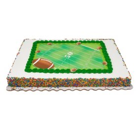 Football Full Sheet Cake