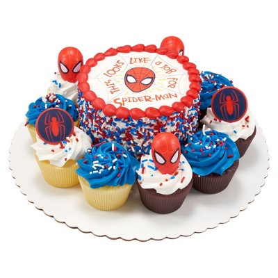 Cajun Cake Queen, #5 Spiderman Cupcake Cake. Pull apart Cupcake cakes are  great for kids parties! Just pull and go!