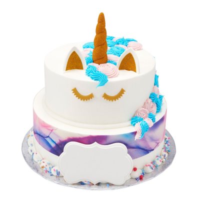 Enchanted Unicorn Two-Tier Cake - Sam's Club