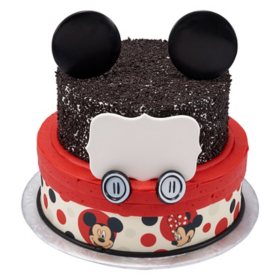 Mickey Mouse Two-Tier Cake