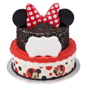 Minnie Mouse Two-Tier Cake