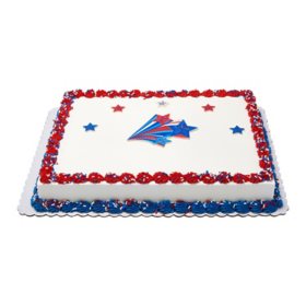 Patriotic Half Sheet Cake