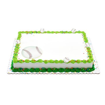 Baseball Half Sheet Cake - Sam's Club