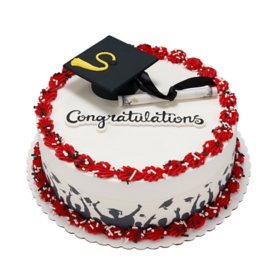 Custom Graduation 10" Double Layer Cake