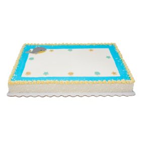 Blue Whales Full Sheet Cake