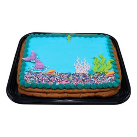 Mermaid Half Sheet Cookie Cake