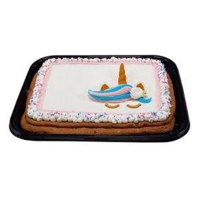 Enchanted Unicorn Half Sheet Cookie Cake