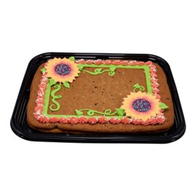 Sunflower Half Sheet Cookie Cake