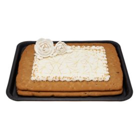 Shimmering Elegance Half Sheet Cookie Cake, Gold
