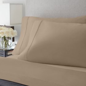Member’s Mark 700-Thread-Count Egyptian Cotton Solid Pillowcases, Set of 2, Assorted Sizes