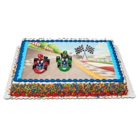 Super Mario Half Sheet Cake