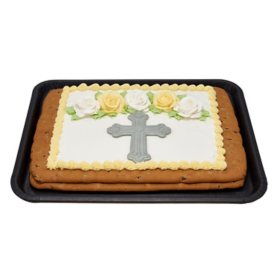 Inspiration Half Sheet Cookie Cake, Silver