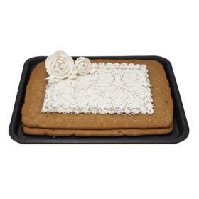 Shimmering Elegance Half Sheet Cookie Cake, Silver
