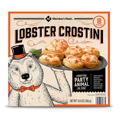 Member's Mark Lobster Crostini, Frozen (18 ct.) - Sam's Club