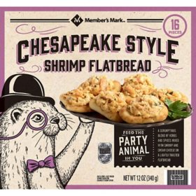 Member's Mark Chesapeake Style Shrimp Flatbread, Frozen (16 ct.)