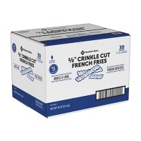 Member's Mark Frozen Crinkle Cut French Fries, Bulk Wholesale Case (30 lbs.)