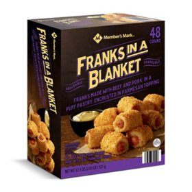 Member's Mark Franks in a Blanket, Parmesan Cheese (48 ct.)