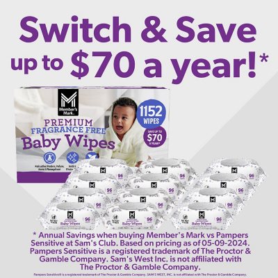 Sam's club baby wipes discount
