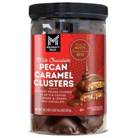 Member's Mark Milk Chocolate Pecan Caramel Clusters, 30.2 oz.