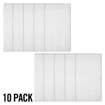 Opalescent White Paper Tablecloths, 3 Count