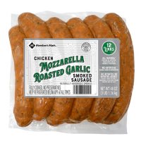 Member's Mark Chicken Mozzarella Roasted Garlic Smoked Sausage Links (12 ct.)