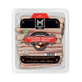 Member's Mark Rotisserie Seasoned Chicken Breast, Sliced, 1 lb. 6 oz.