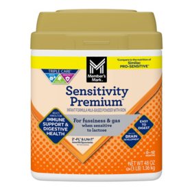 Member's Mark Sensitivity Premium Baby Formula 48 oz.