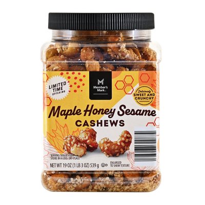 Member's Mark Maple Honey Sesame Cashews (19 oz.) Sam's Club