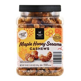 Member's Mark Maple Honey Sesame Cashews (19 oz.)
