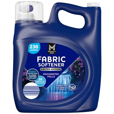 Member's Mark Liquid Fabric Softener, Enchanted Falls, 230 loads, 196 fl. oz. Sam's Club