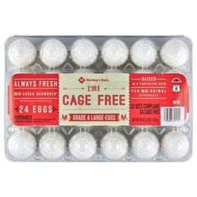 Member's Mark Cage Free Grade A Eggs (2 dozen)