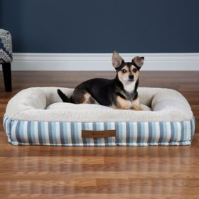 Member's Mark Medium Bolster Pet Bed, 30" x 37" (Choose Color)