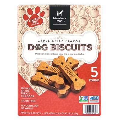 Member's Mark Apple Crisp Dog Biscuit Treats (5 lbs.) - Sam's Club
