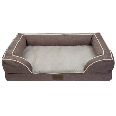 Sam's Pets Missy Round Dog Bed - Beige - Small