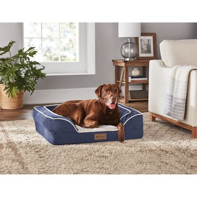 Sam's Pets Missy Medium Gray Round Dog Bed