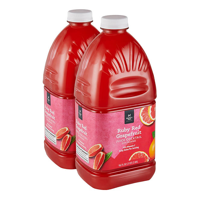Member's Mark Red Ruby Grapefruit Juice 96 fl. oz., 2 pk.