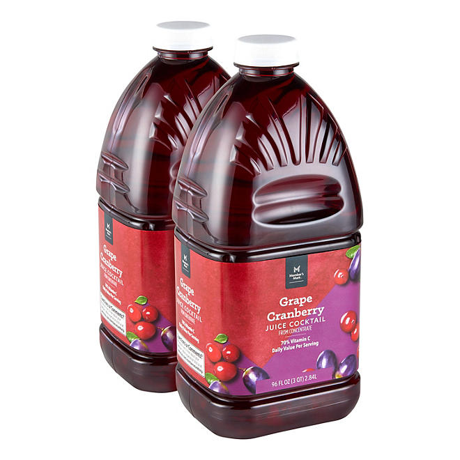 Member's Mark Cranberry Grape Juice 96 fl. oz., 2 pk.